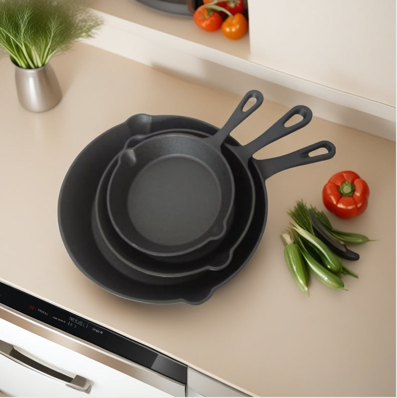 Cast Iron Pot Set, 3 or 4 pieces, 14–26 cm