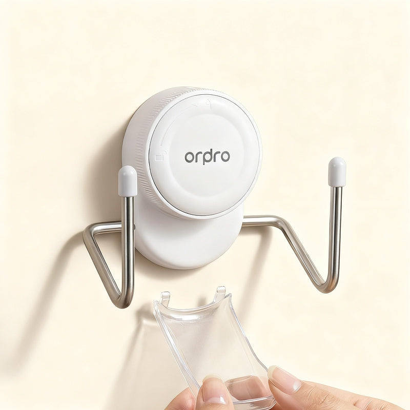 Wall-mounted pot lid and cutting board holder with suction cup