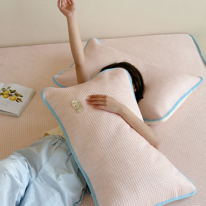 Ice mat made of ice fiber and rattan, 3-piece
