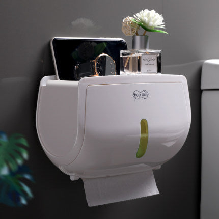 Waterproof toilet paper box, plastic, A1912