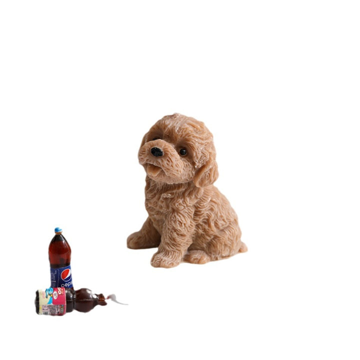 Scented candle teddy bear, soy wax mix