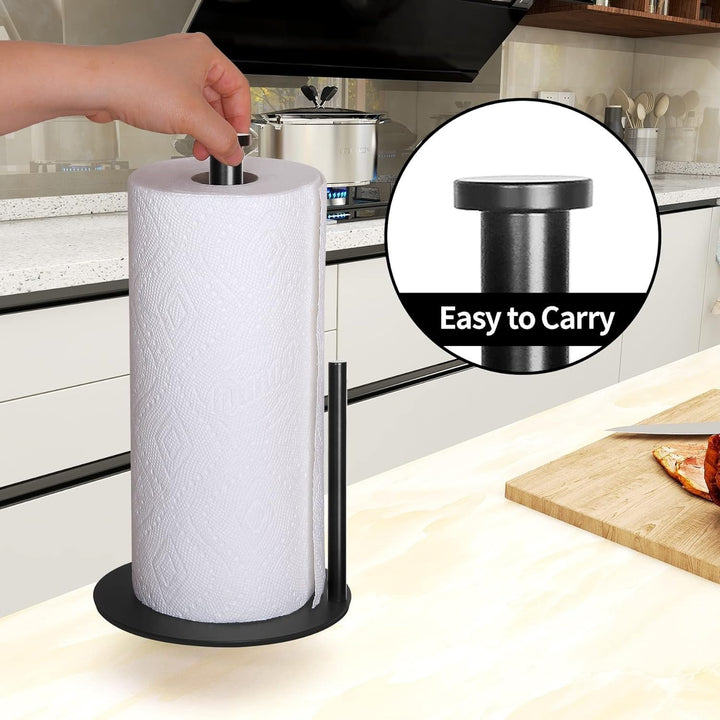 Stainless steel kitchen roll holder