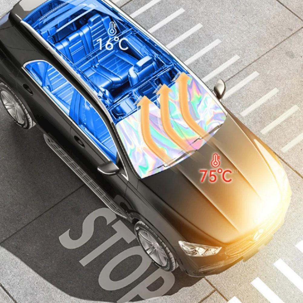 Laser-reflective windshield | Sleek design, quick setup, compact folding | Stornfield