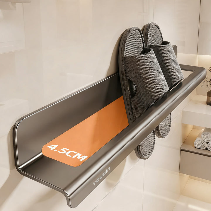Stainless Steel Slipper Rack, wall-mounted, without drilling