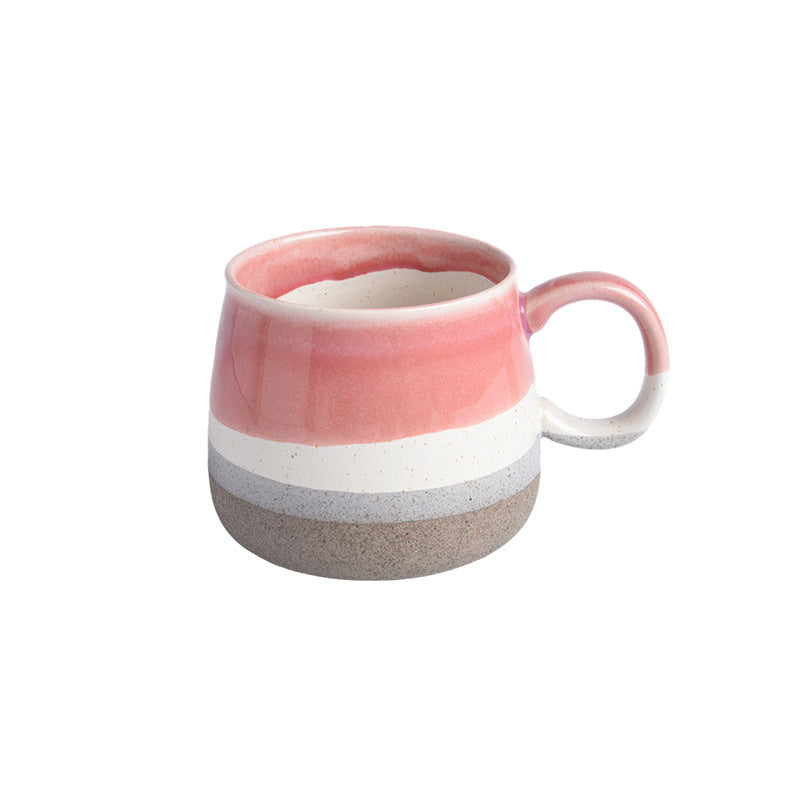 Coffee cup set, 4 pieces, 450 ml, ceramic