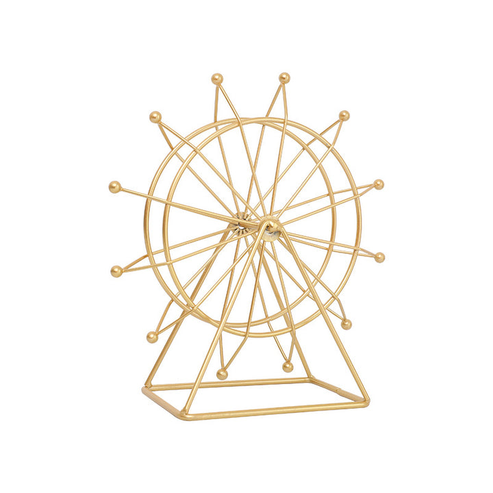 Rotatable giant wheel model, iron, European style