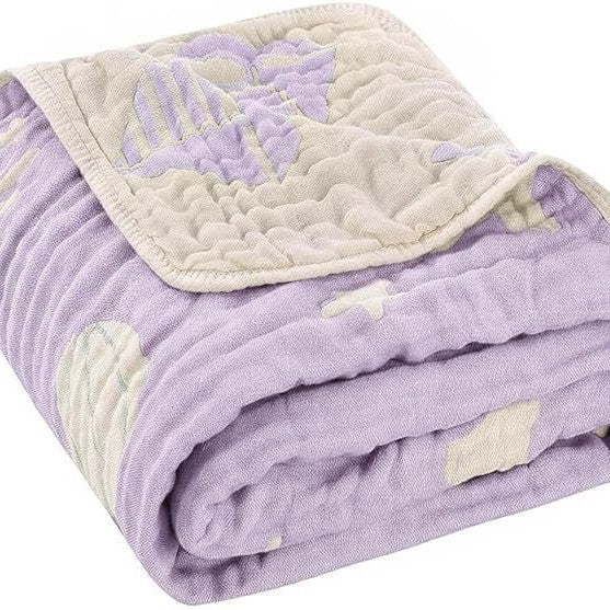 Cotton baby blanket, 6-layer, 103 x 103 cm