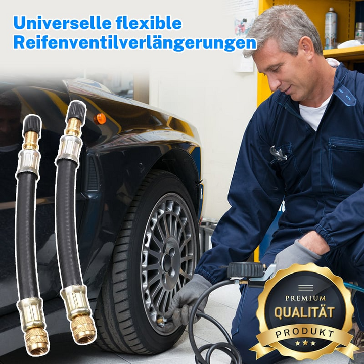 Flexible tire valve extensions | Universal fit, effortless access | Stornfield