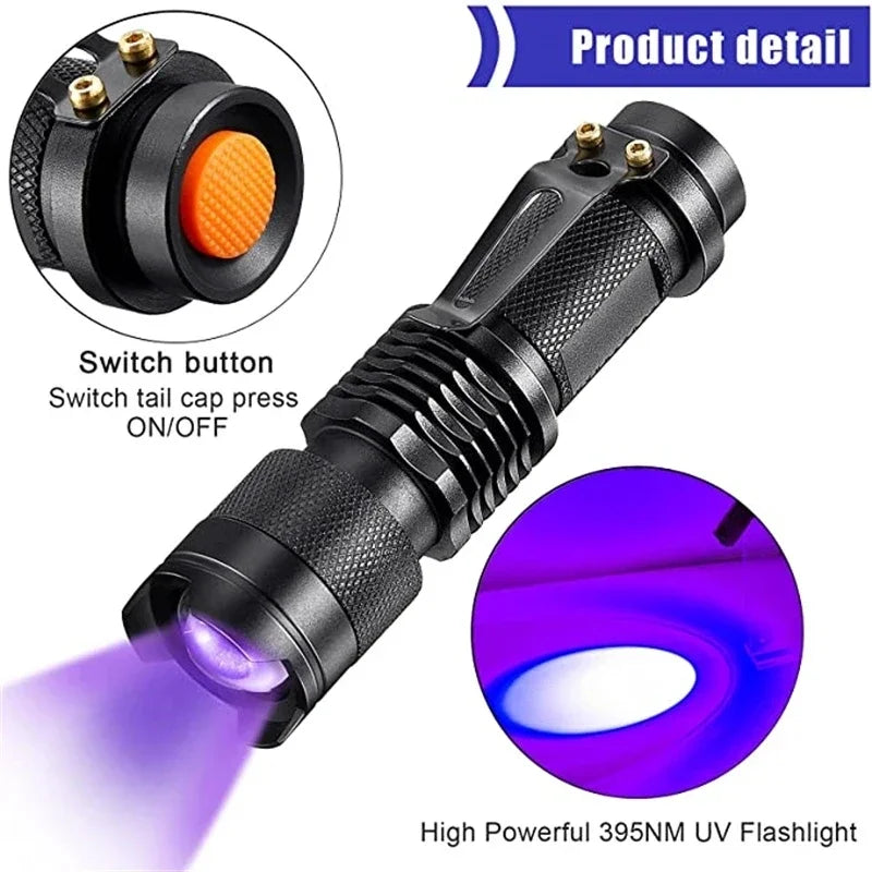 Stornfield | UV LED Flashlight - Ultraviolet Inspection Lamp for Pet Urine & Stain Detection