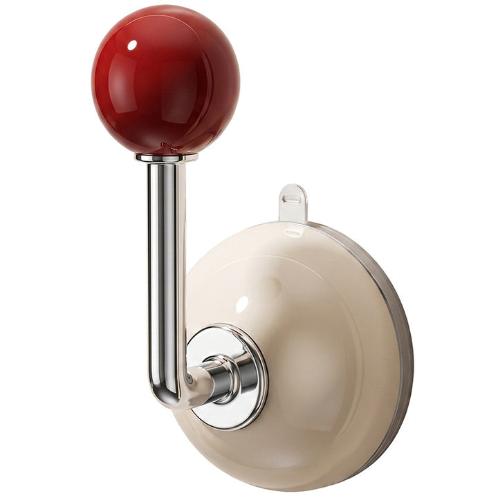 Suction cup hook for door and wall