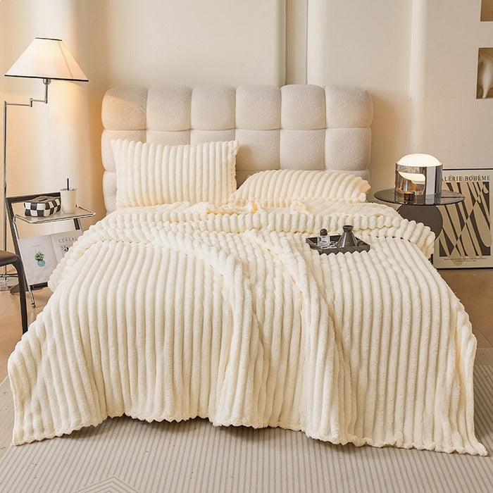 Fleece wool blanket, 800–1000 g, four seasons
