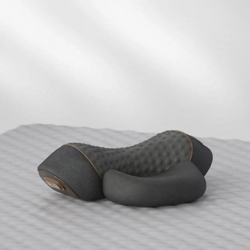Multifunctional neck pillow with massage and heating function
