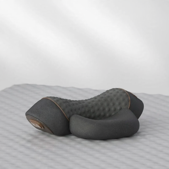 Multifunctional neck pillow with massage and heating function