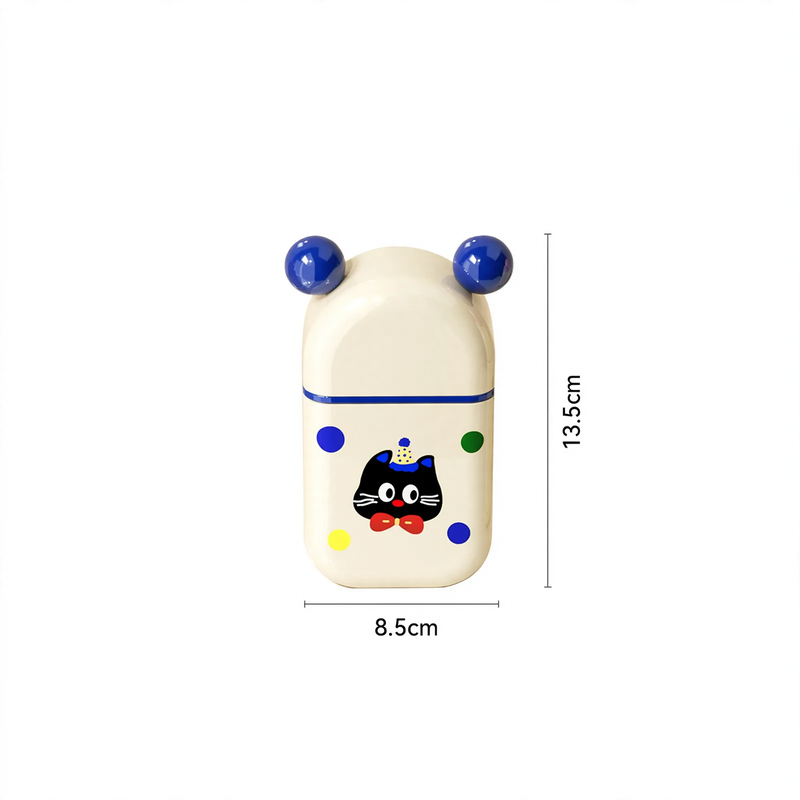 Portable soap dish with lid, mini size