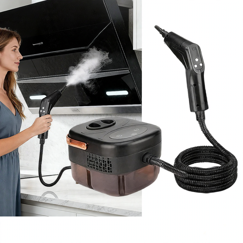 High-temperature steam cleaner for kitchen and household