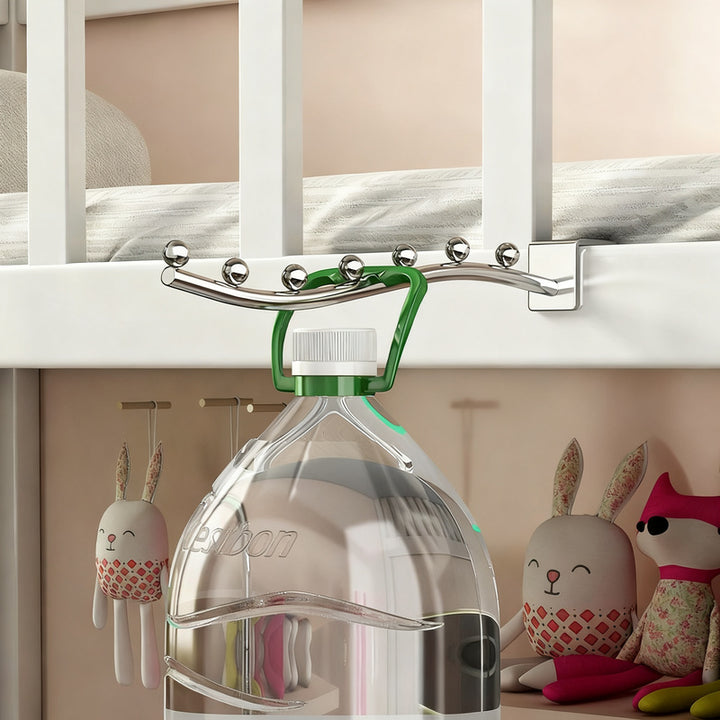 Wall hooks for clothing, stainless steel, multiple