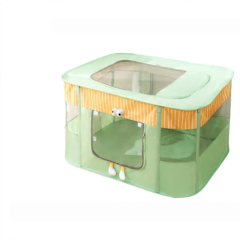 Cat nest with litter box and ventilation