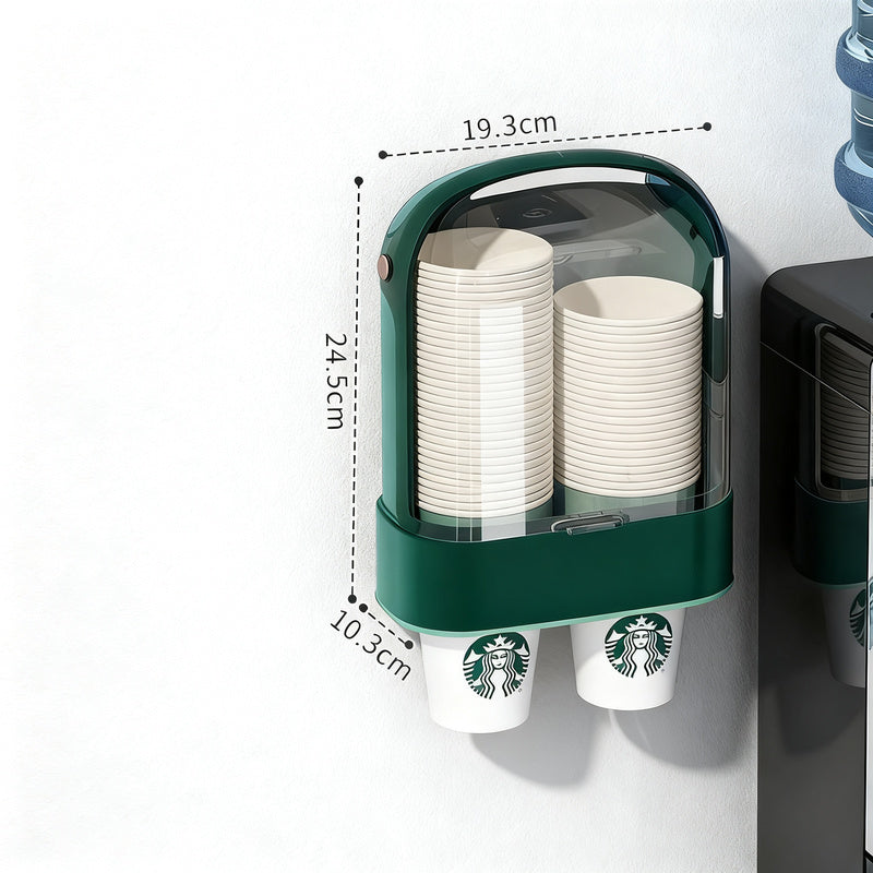 Wall mount for disposable cups