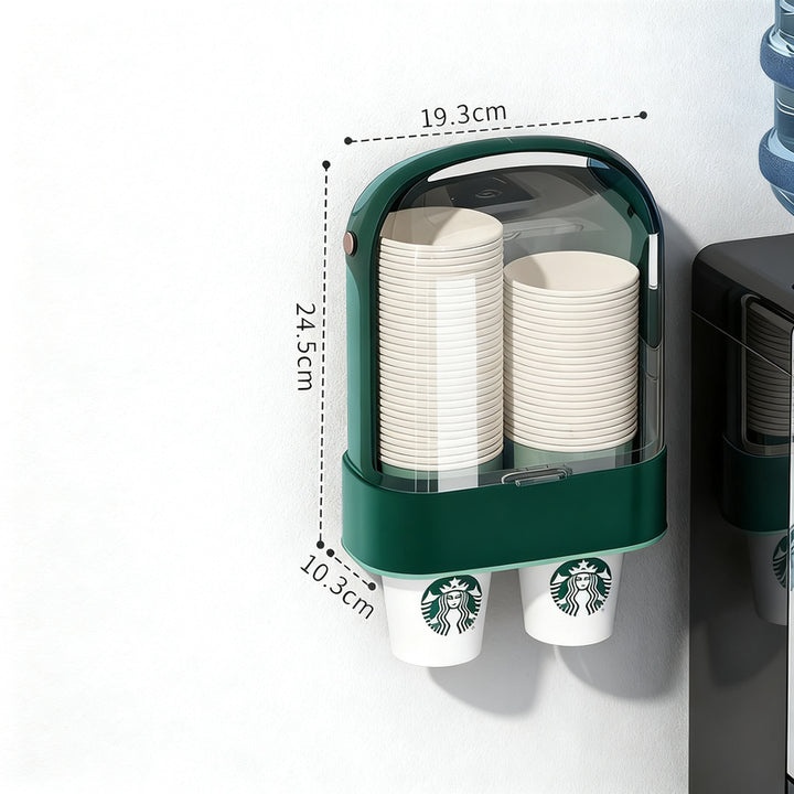 Wall mount for disposable cups