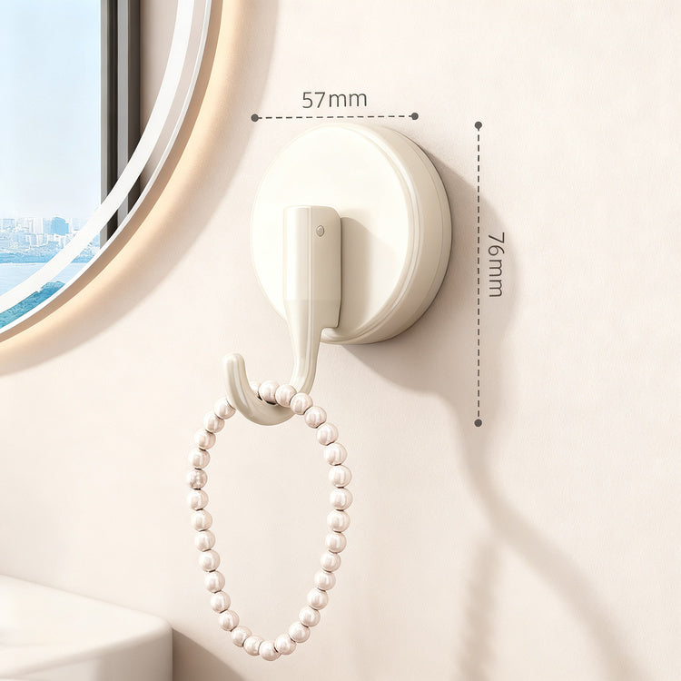 Suction cup wall hook, ABS, without drilling