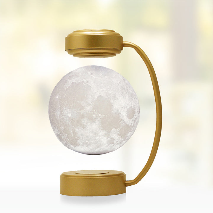 Magnetic floating light moon with LED