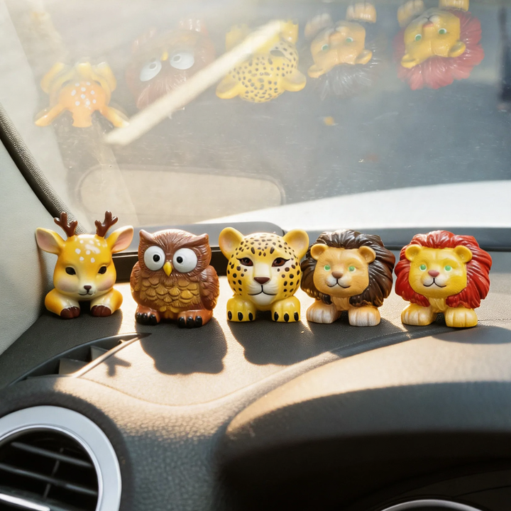 Cartoon car air freshener made of plastic