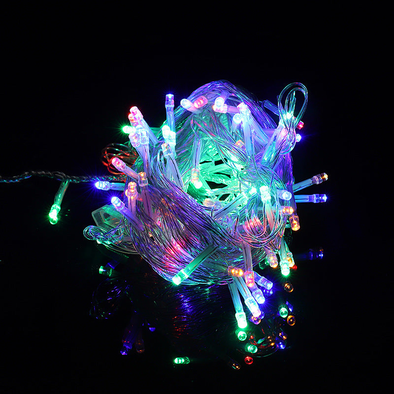 LED light chain with 8 functions