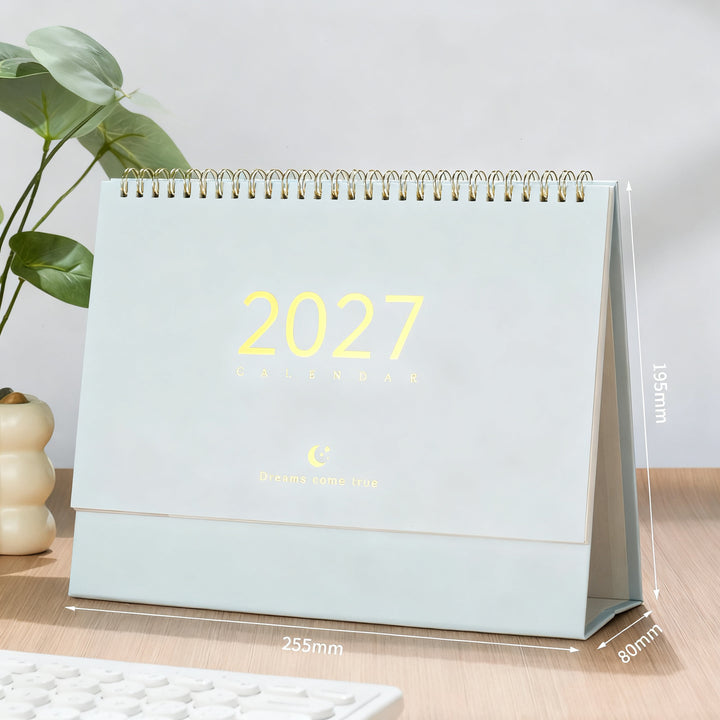 Table calendar 2027, Morandi style