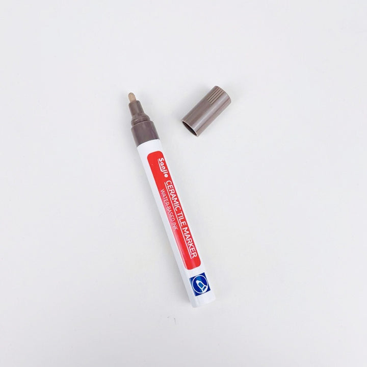 Grout pen for ceramic tiles in various colors