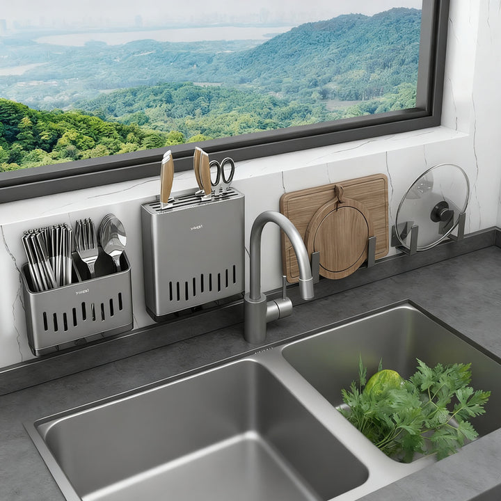 Stainless Steel Kitchen Wall Shelf