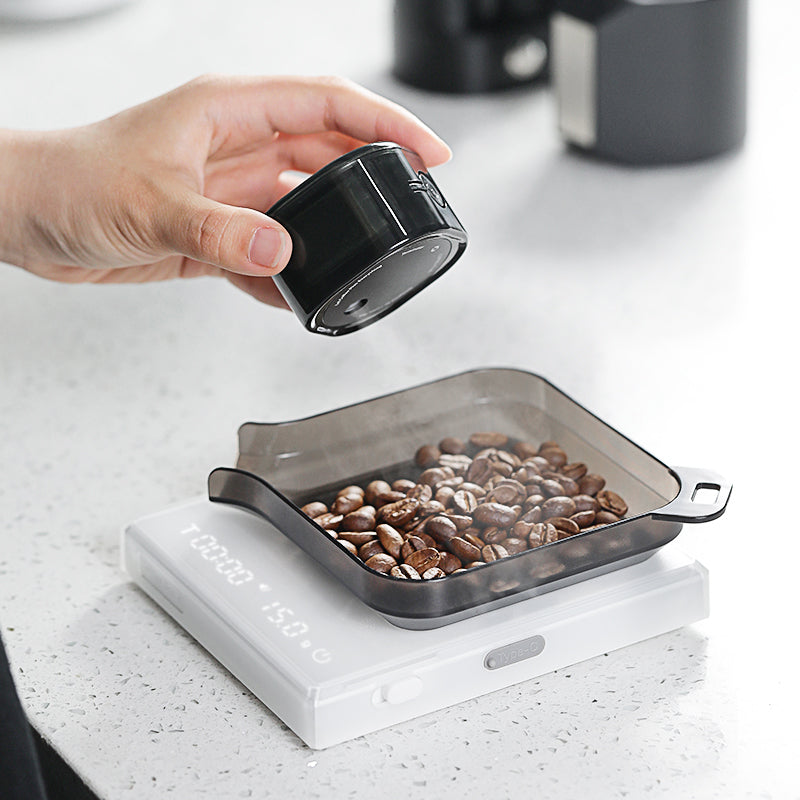 Electronic espresso scale with timer