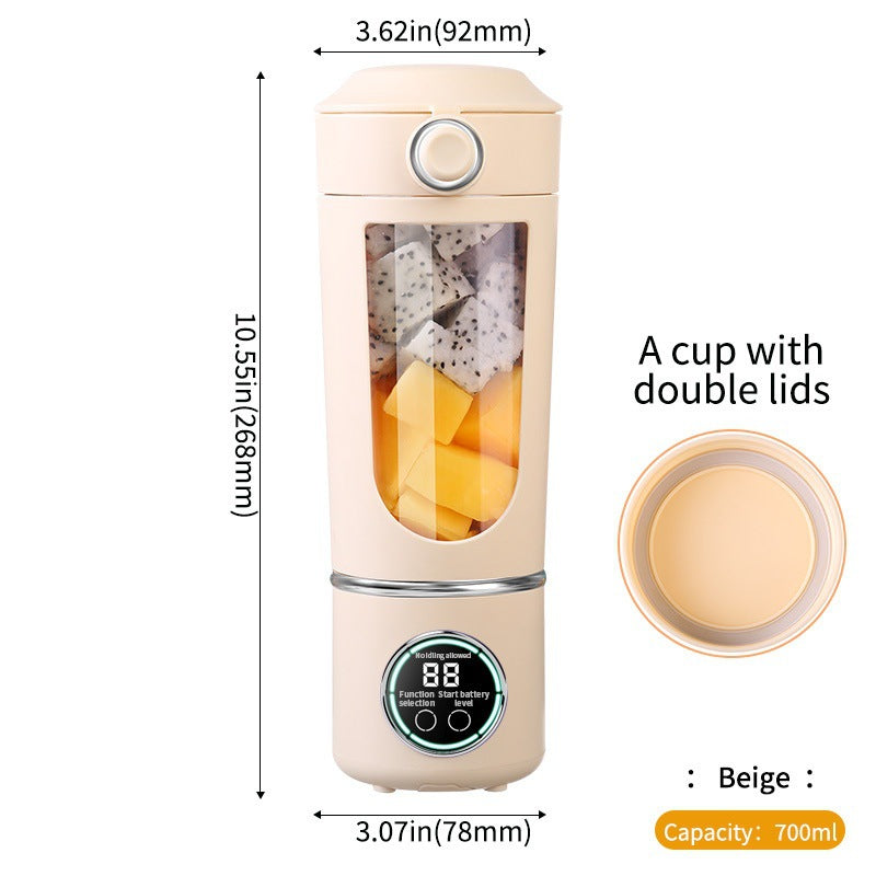 Juicer with stainless steel inner container, 601–800 ml