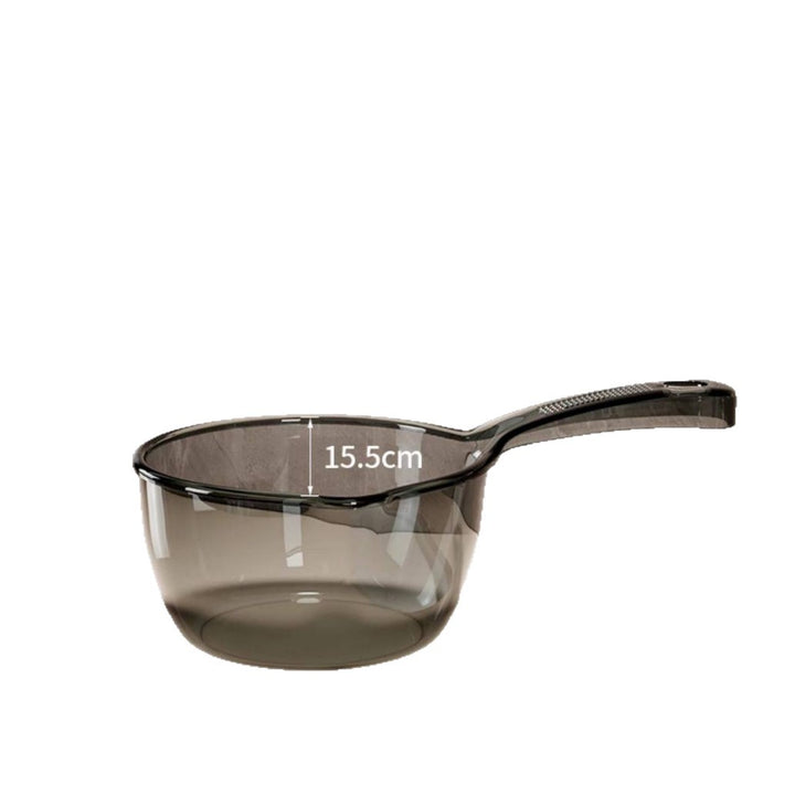 Plastic water scooper, shatterproof, with a long handle