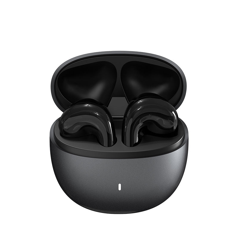 Half-open true wireless earbuds with noise cancellation