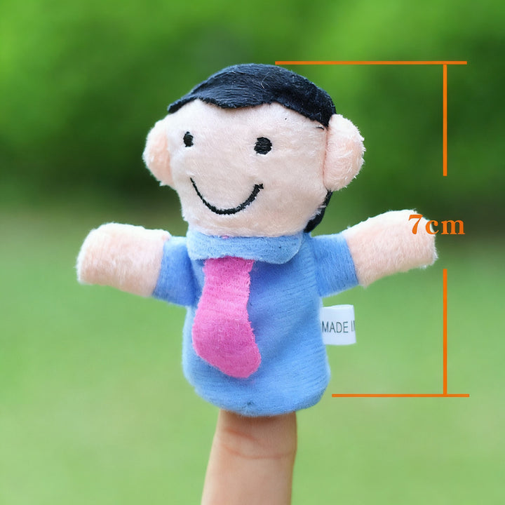 Finger puppet unicorn, 8 cm, short plush