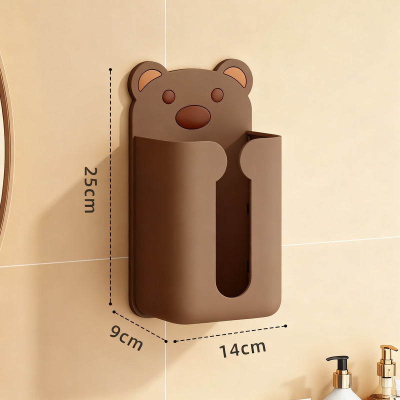 Wall-mounted paper towel holder, plastic