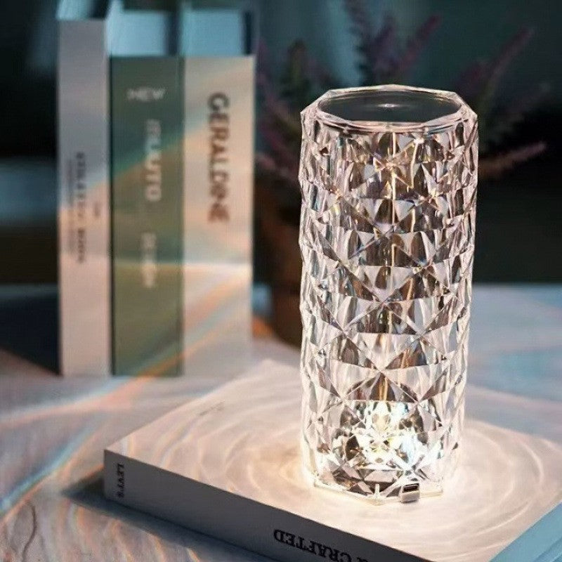 LED crystal light with color change and remote control