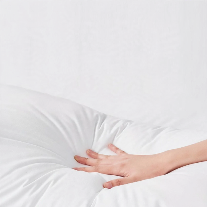 Cotton pillow with antibacterial filling, 48×74 cm
