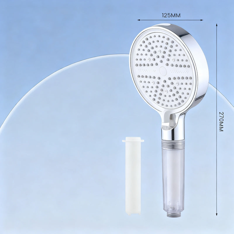 Shower head with filter and massage function