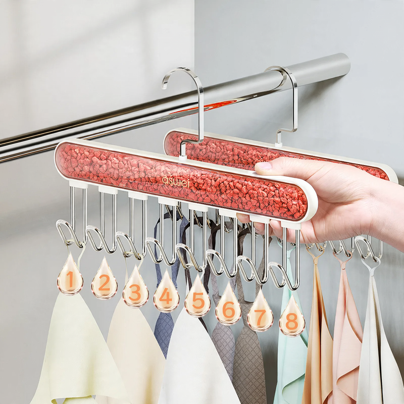 Stainless steel hanger with aroma diffuser