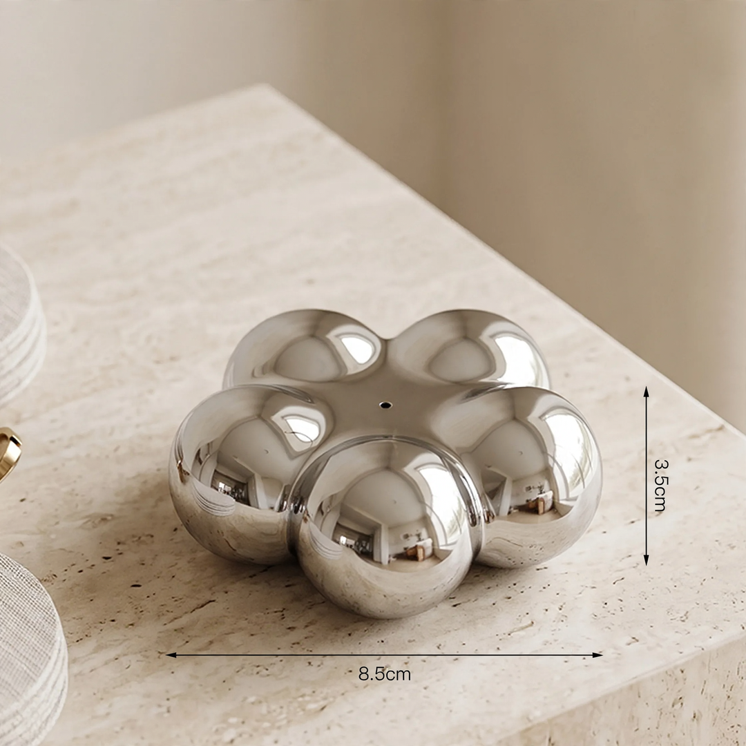 Ceramic incense stick holder, round