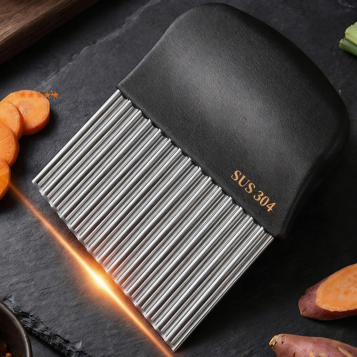Wavy Cut Vegetable Cutter made of Stainless Steel
