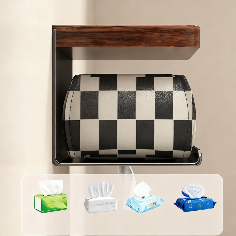 Wall-mounted paper towel holder, stainless steel