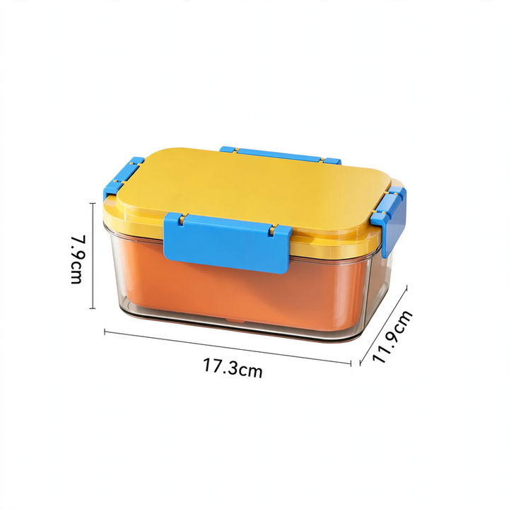 Fresh-keeping box with cooling element and drip tray