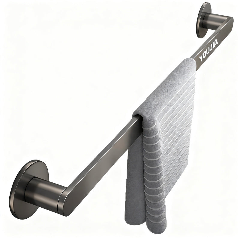 Wall-mounted towel bar without drilling
