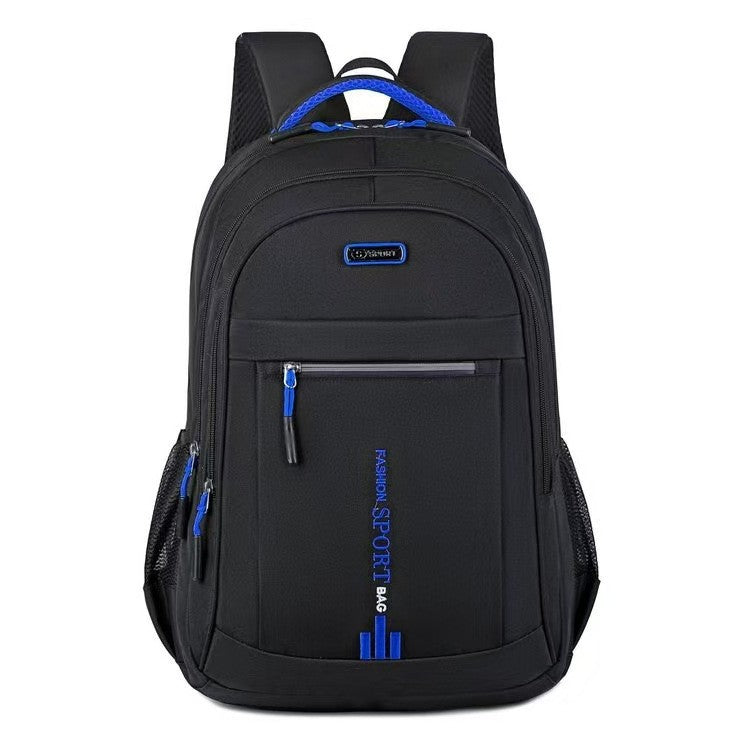 Nylon backpack with anti-theft protection, large capacity
