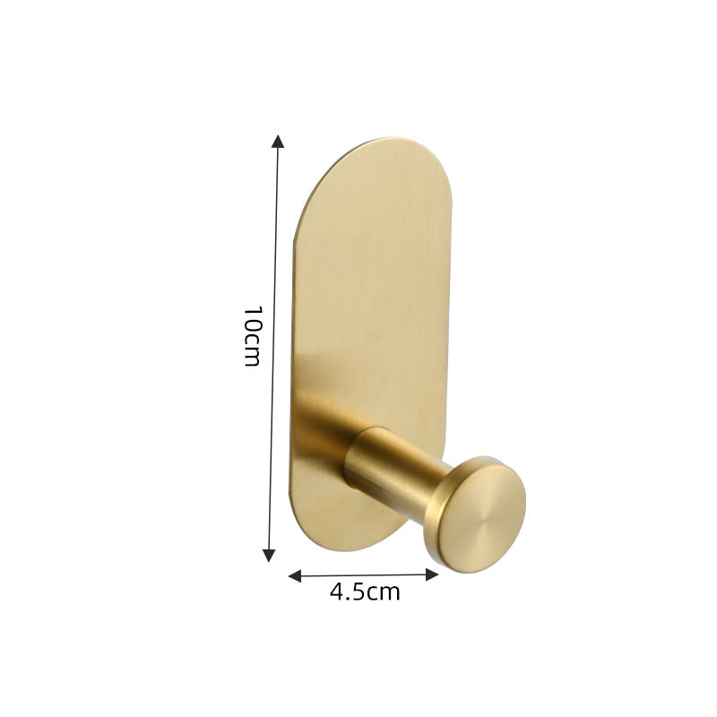 Stainless steel wall hooks, adhesive, bathroom and kitchen