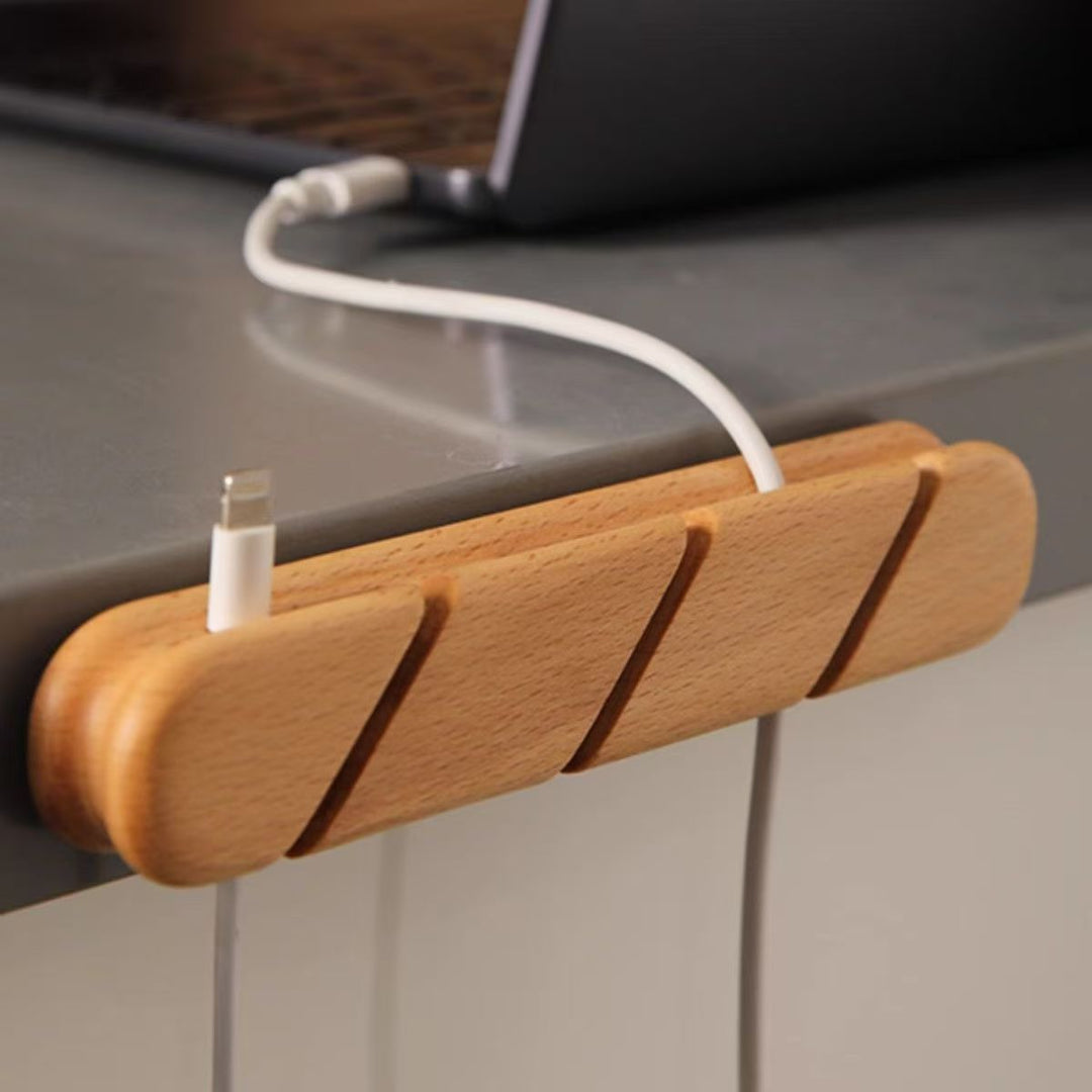 Wooden cable organizer, model K009