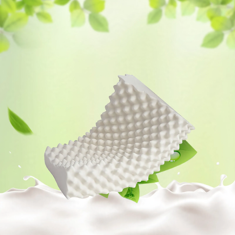 Natural latex pillow with massage function, 40×60 cm