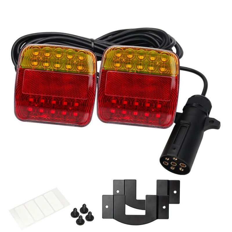 LED pendant light with brake lights